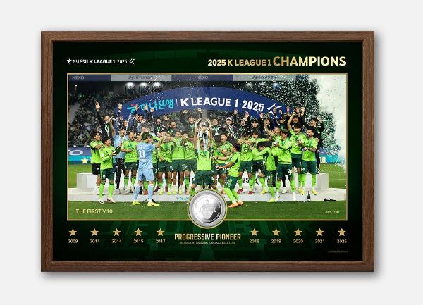[예약판매] 2025 K리그1 우승팀(전북현대모터스) 기념 은메달 31.1g(1oz)