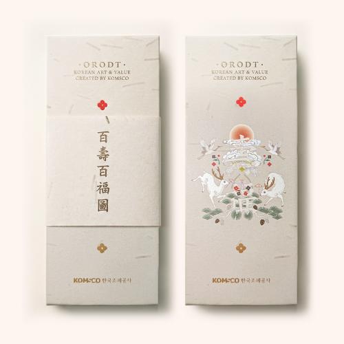 백수백복도 기념메달 (은)